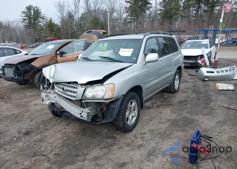 2003 Toyota Highlander z USA, uszkodzony, nr VIN JTEGD21A330070890